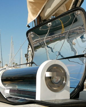 Four solaire nomade "Tube"